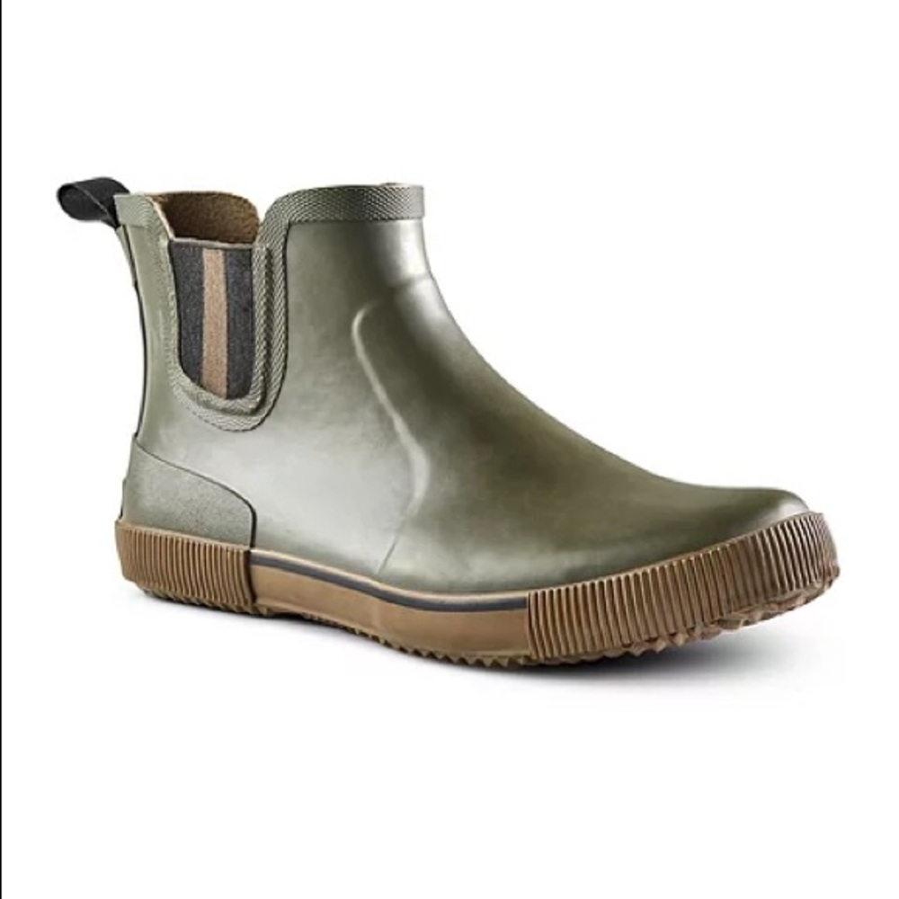Men's Convoy Slip-On Duck Boots Wide - Olive
